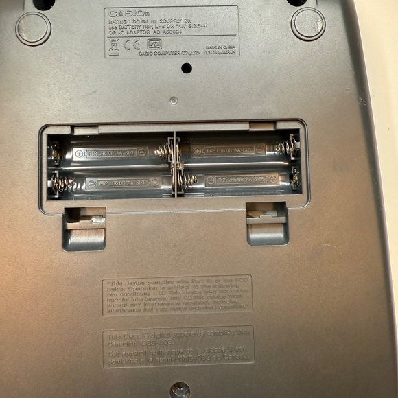 Casio HR150TM 12 Digit Silver Gray Desktop Printing Calculator - Picture 6 of 11